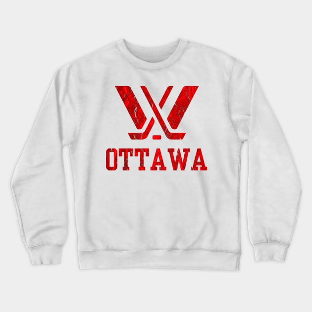 Distressed Ottawa PWHL Crewneck Sweatshirt by thestaroflove